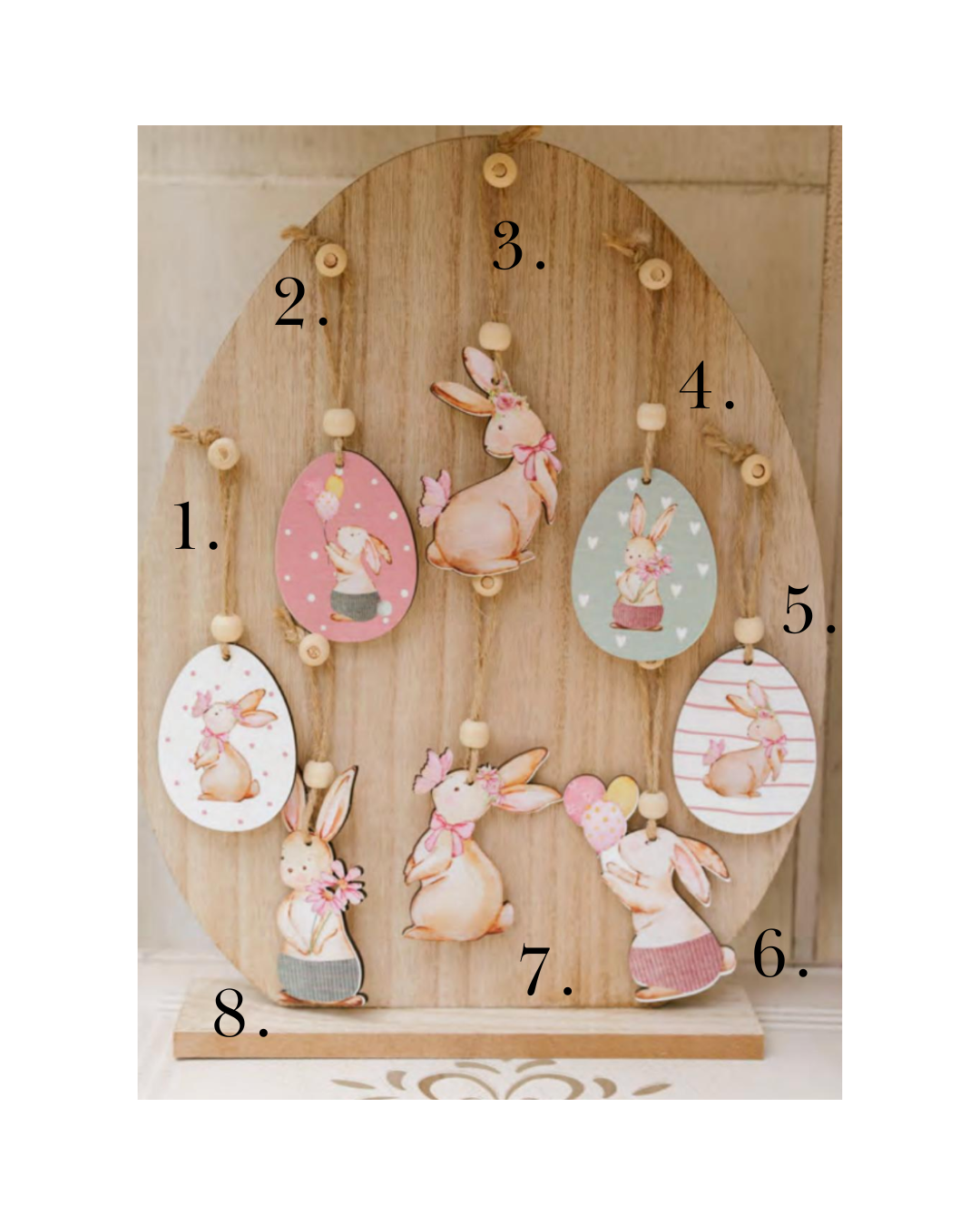 Nuvole di Stoffa Decoro Pasqua "Dorothy"