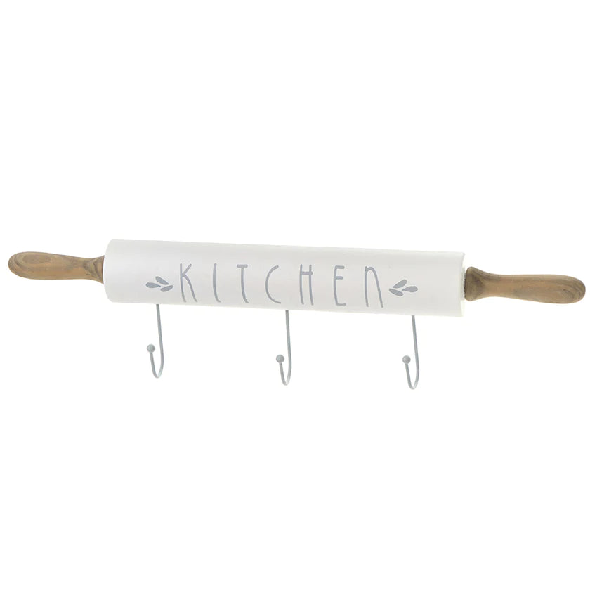 Rolling pin shaped hanger