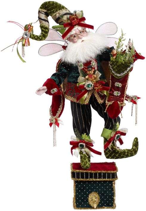 Elf with Stocking Hook - Mark Roberts Collection