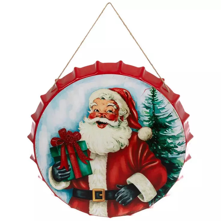 Decoro Natalizio da Parete Santa Claus