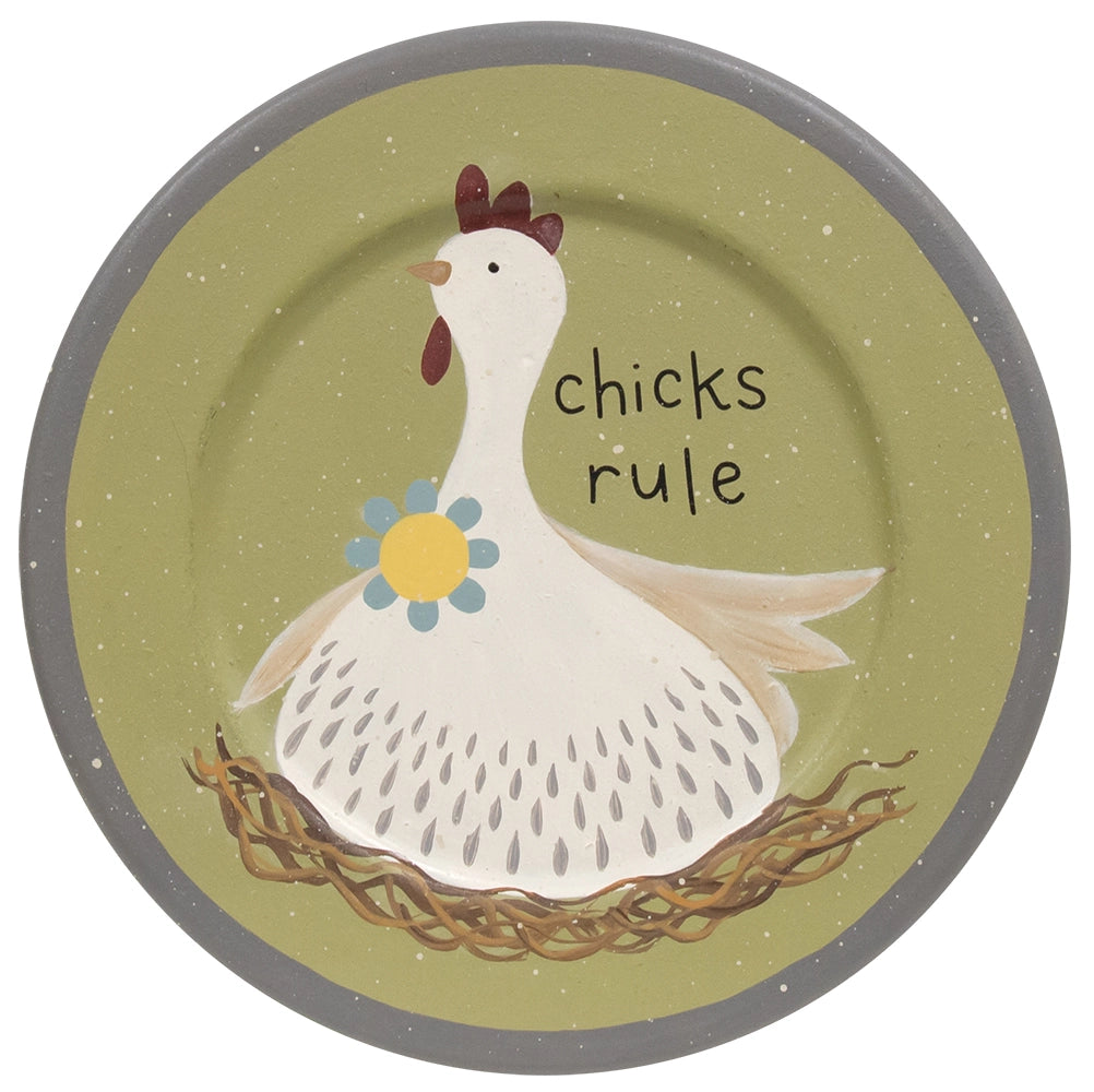 Decorative plate Rooster