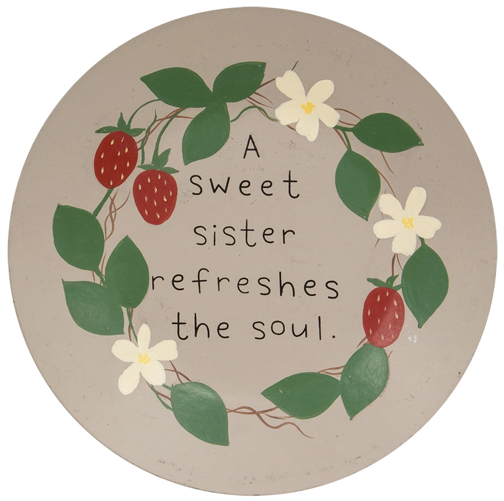 Strawberry decorative plate