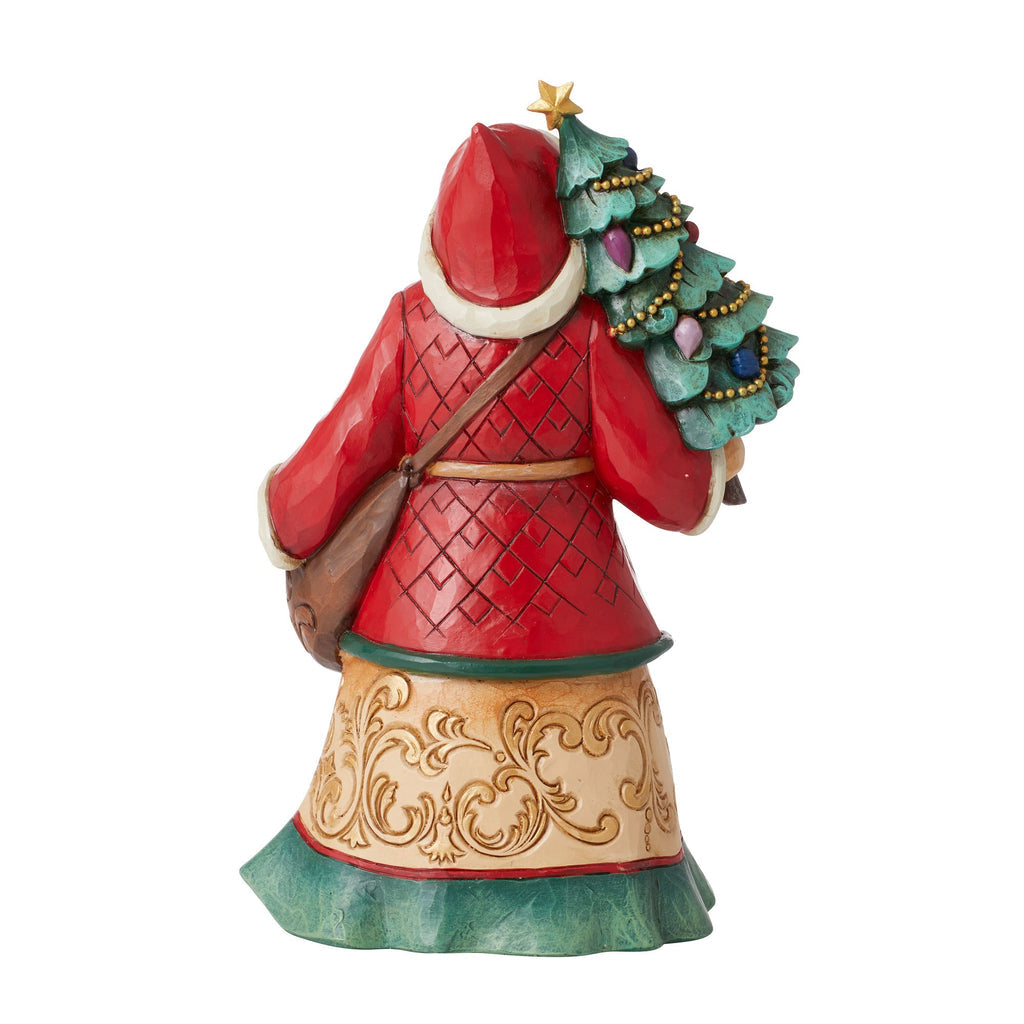 Jim Shore Santa with Tree and Toy Bag Figurine 20 cm – Heartwood Creek