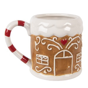 Tazza natalizia casetta di pan di zenzero