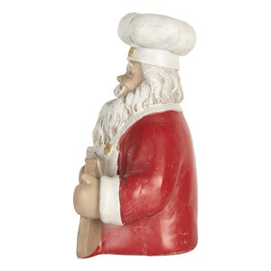 Decorazione natalizia babbo natale con lavagna