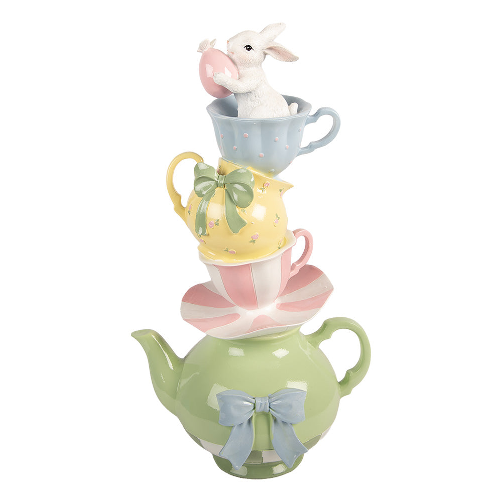 Decoro Pasquale Coniglio con tazze