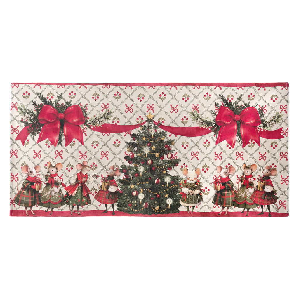 Tappeto natalizio decorativo 60×90 cm – Blanc Mariclò