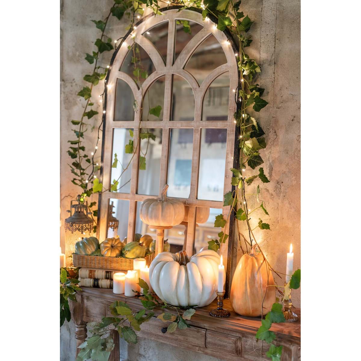 Decorazione zucca in resina – Blanc Mariclò