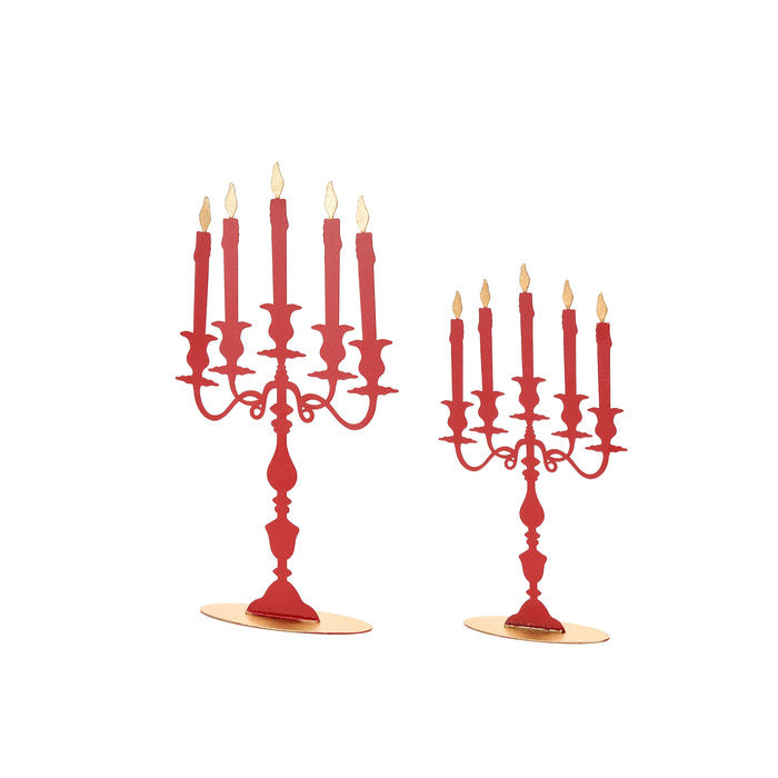 Candelabro Bear in Wonderland (set da 2)