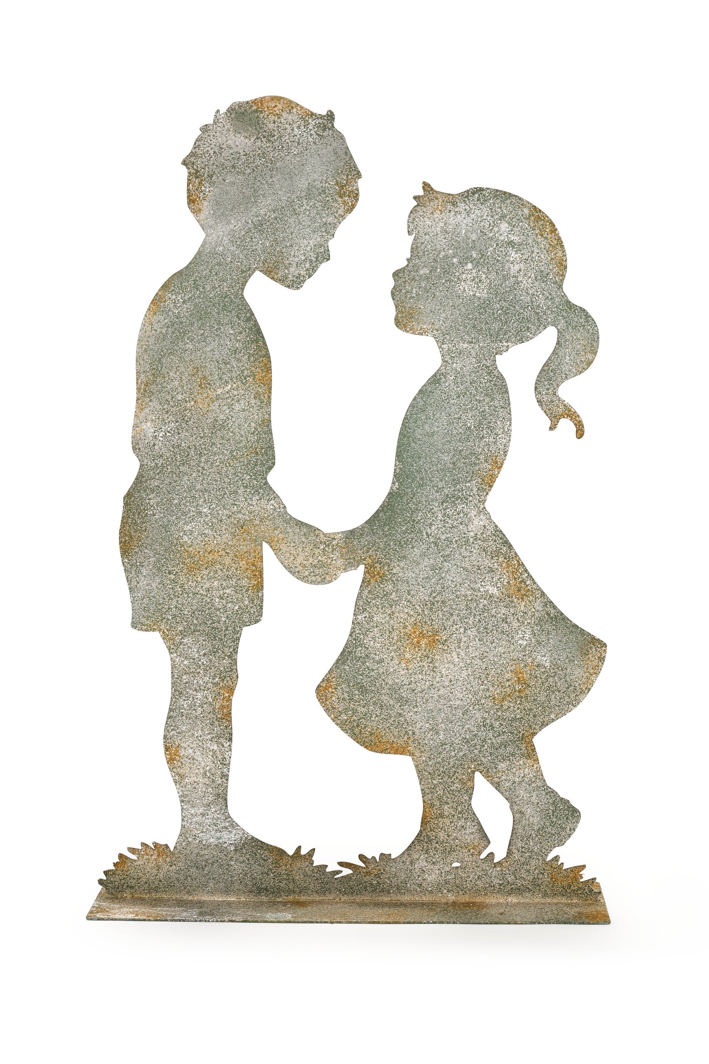 Nuvole di stoffa Silhouette in metallo "La vie en rose"