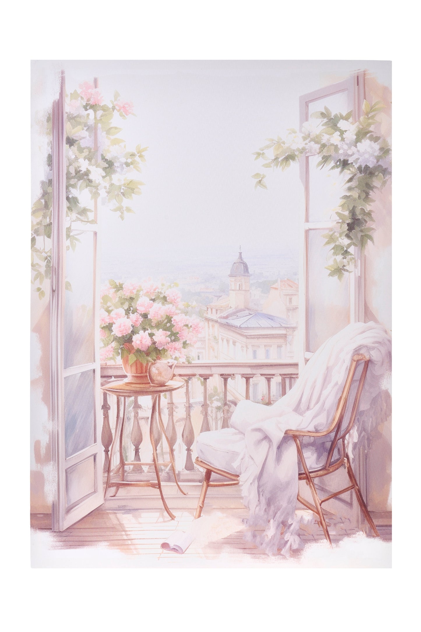 Nuvole di stoffa Quadro "La vie en rose"