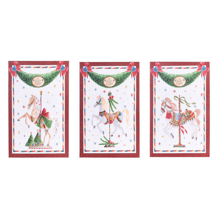 Christmas canvas La Giostra di Amélie 22x35 cm – Nuvole di Stoffa