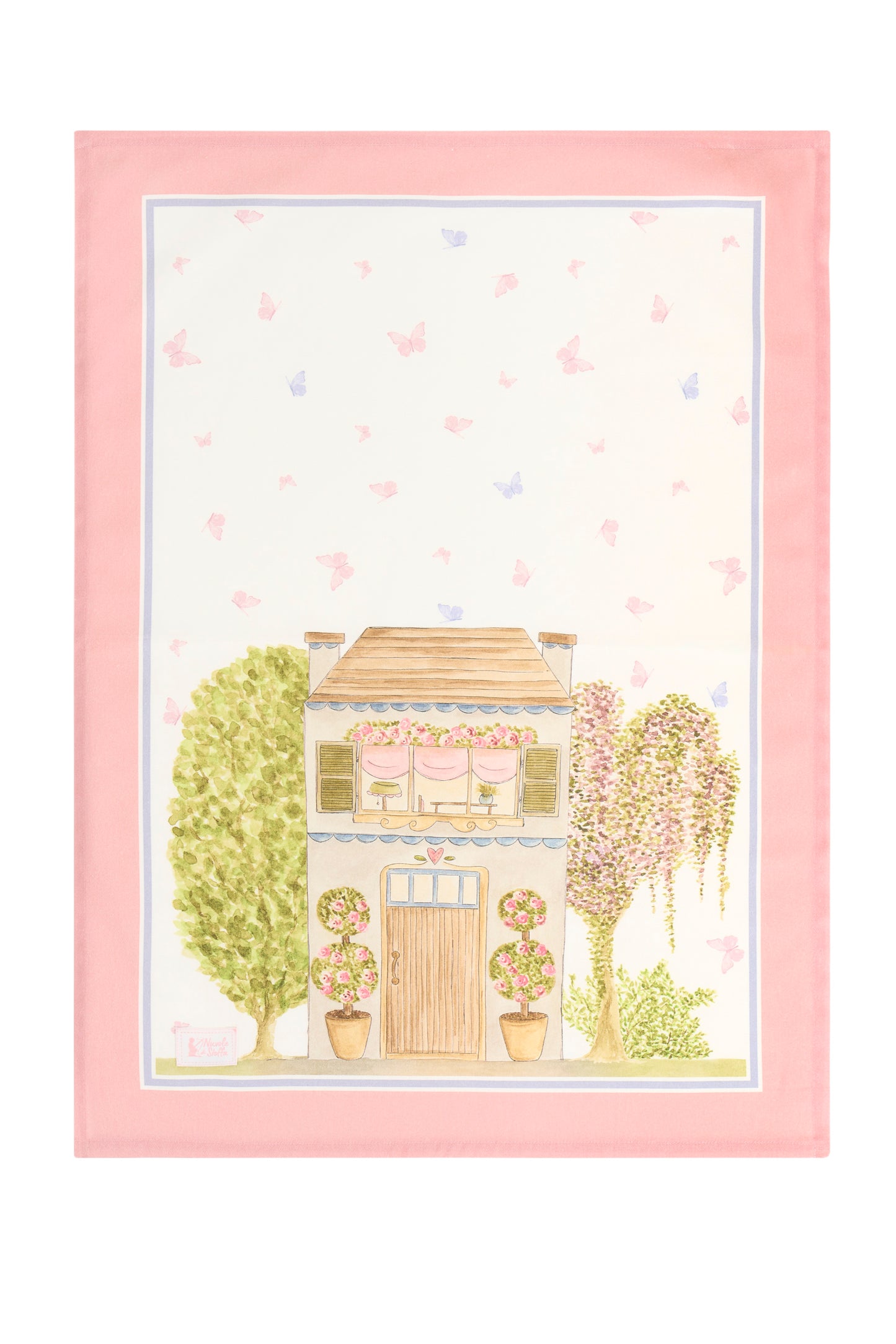 Nuvole di stoffa - Strofinaccio "La vie en rose"