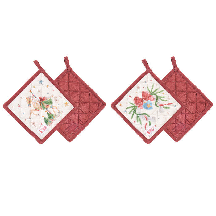 Presina natalizia La Giostra di Amélie 18x18 cm – Nuvole di Stoffa