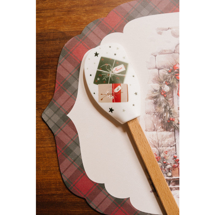 Christmas baking set with spatula and cookie cutters – Nuvole di Stoffa
