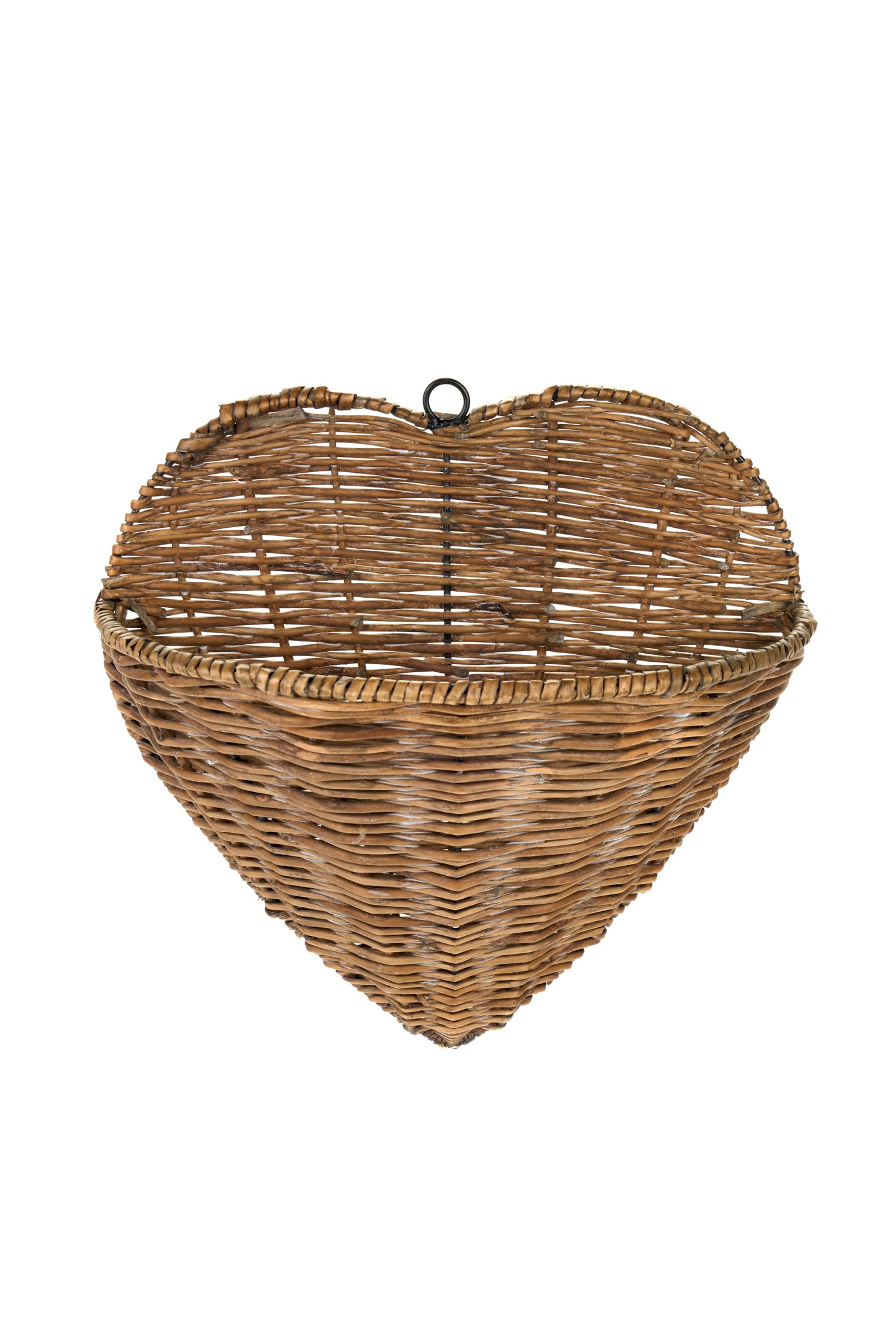 Cesto a Cuore da Parete in Vimini PePen