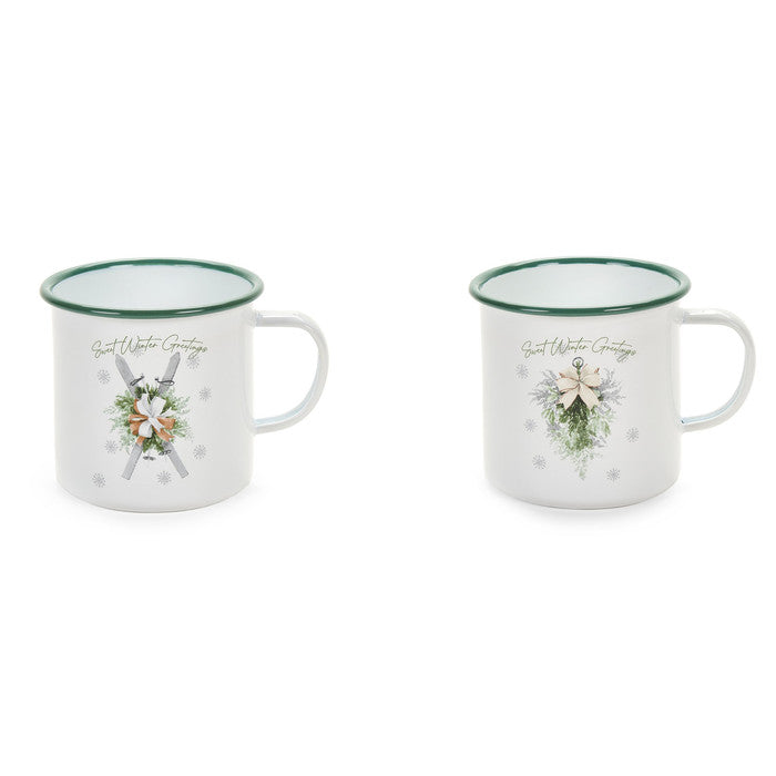 Set of 2 Memories Tin Mugs