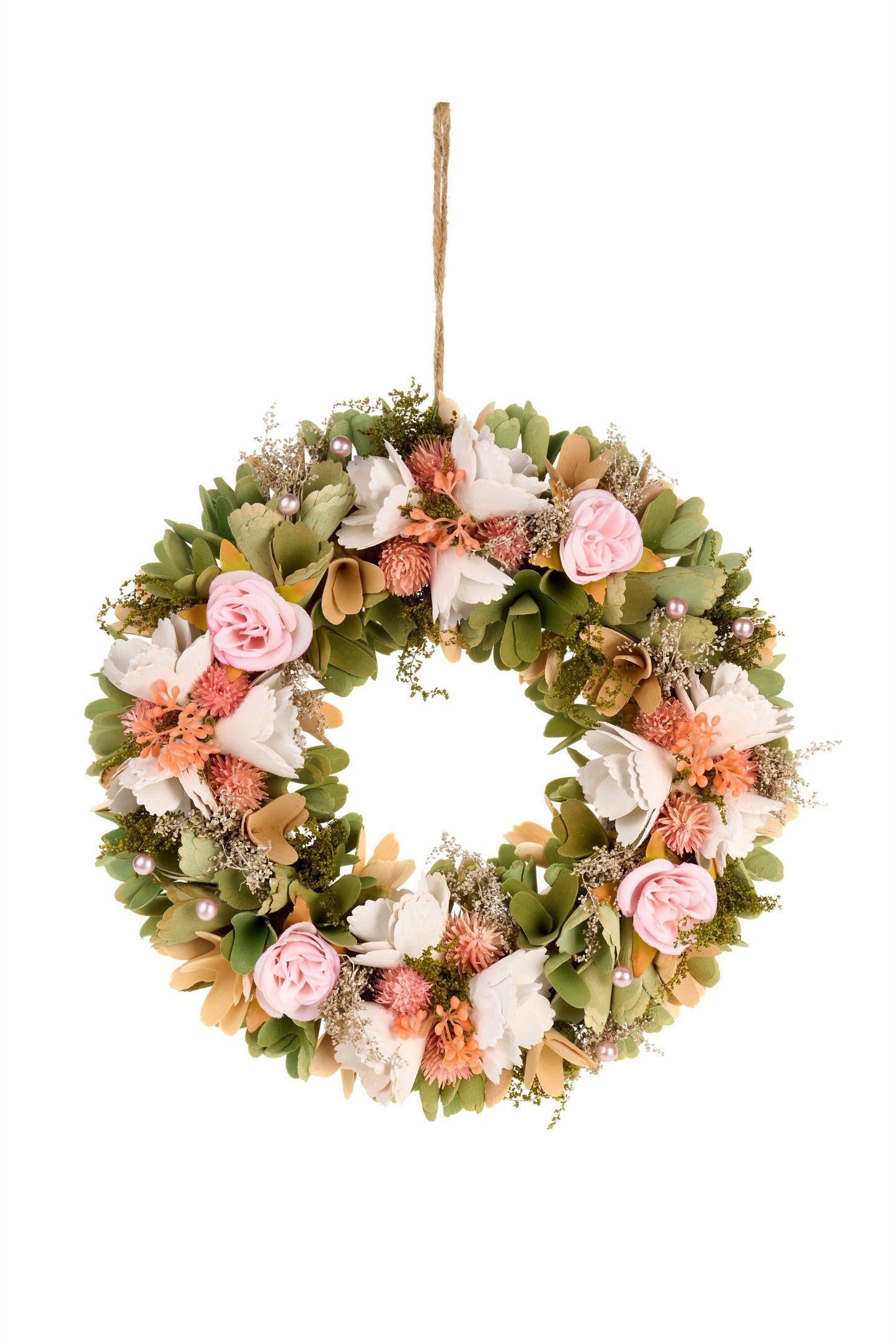 Ghirlanda Decorativa Mix Fiorirà Nuvole di Stoffa