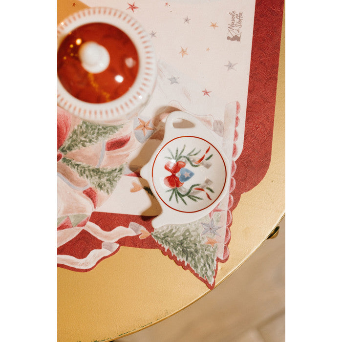 Set of 4 Small Plates La Giostra di Amélie 10.5x8 cm with Gift Box – Nuvole di Stoffa