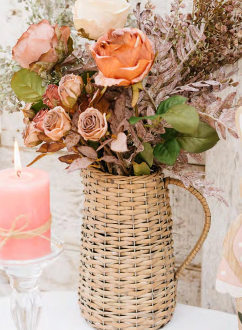 Nuvole di stoffa Caraffa in Vimini "Dorothy"