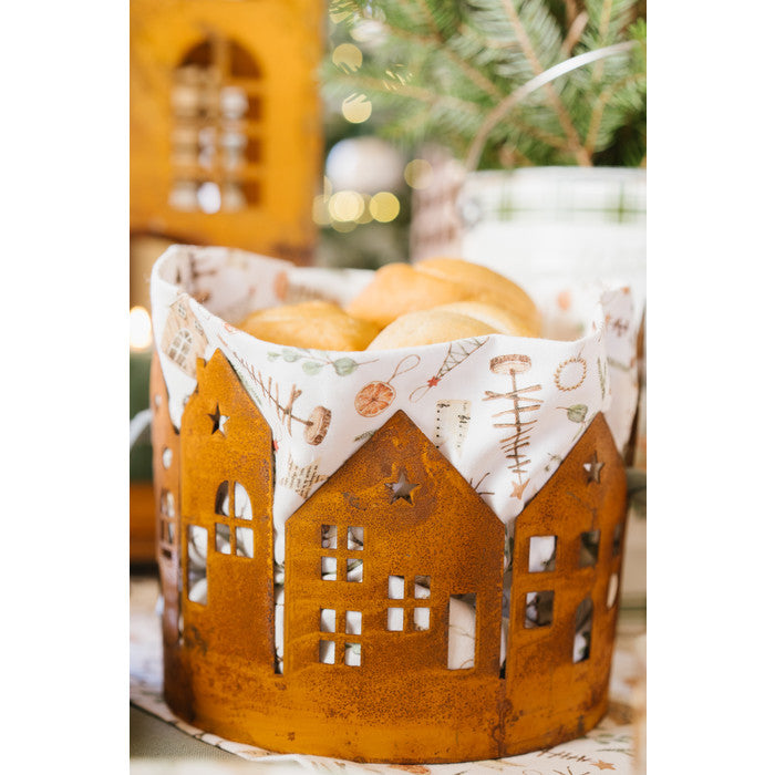 Set of 2 centerpieces houses Ricordi