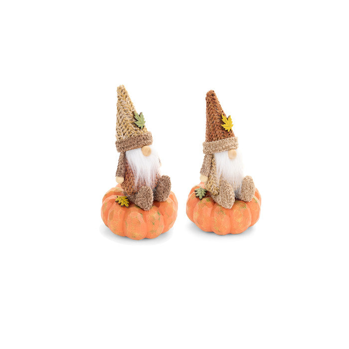 Gnometto su zucca Racconti d'autunno Nuvole di stoffa