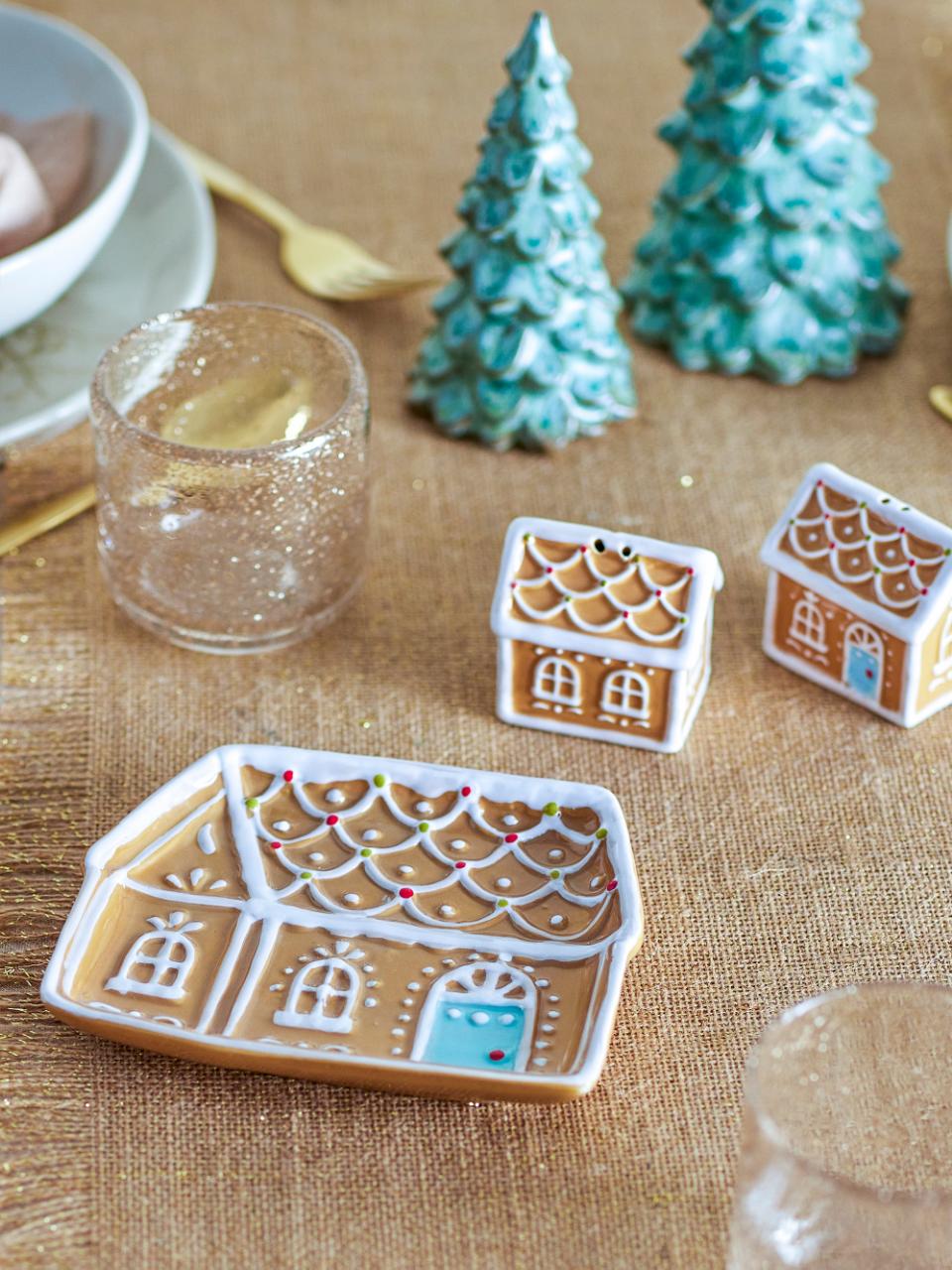 Piatto Casetta di pan di zenzero