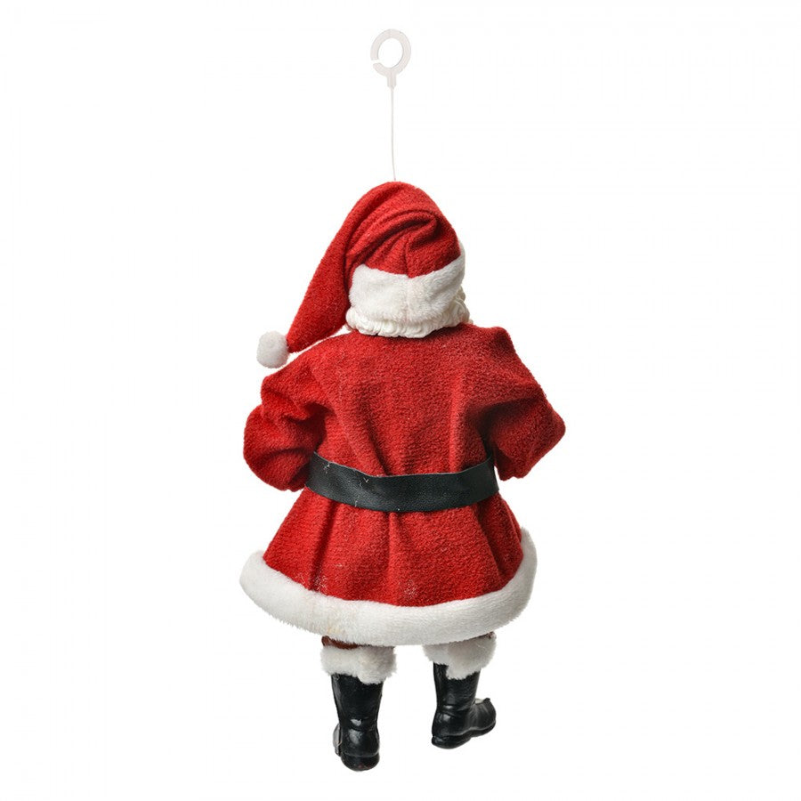 Addobbo albero babbo natale con ghirlanda