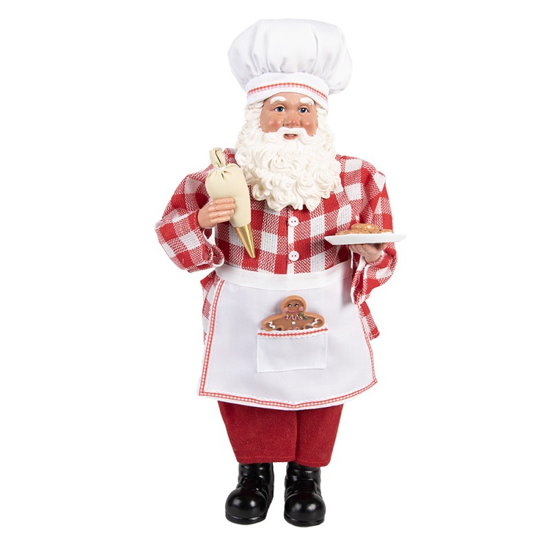 Babbo Natale Pasticcere h 45 cm - Clayre & Eef