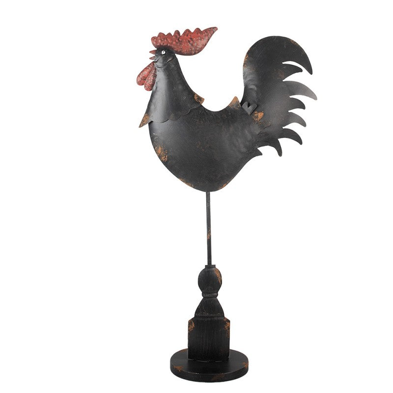 Decorazione gallo su piedistallo - Clayre & Eef