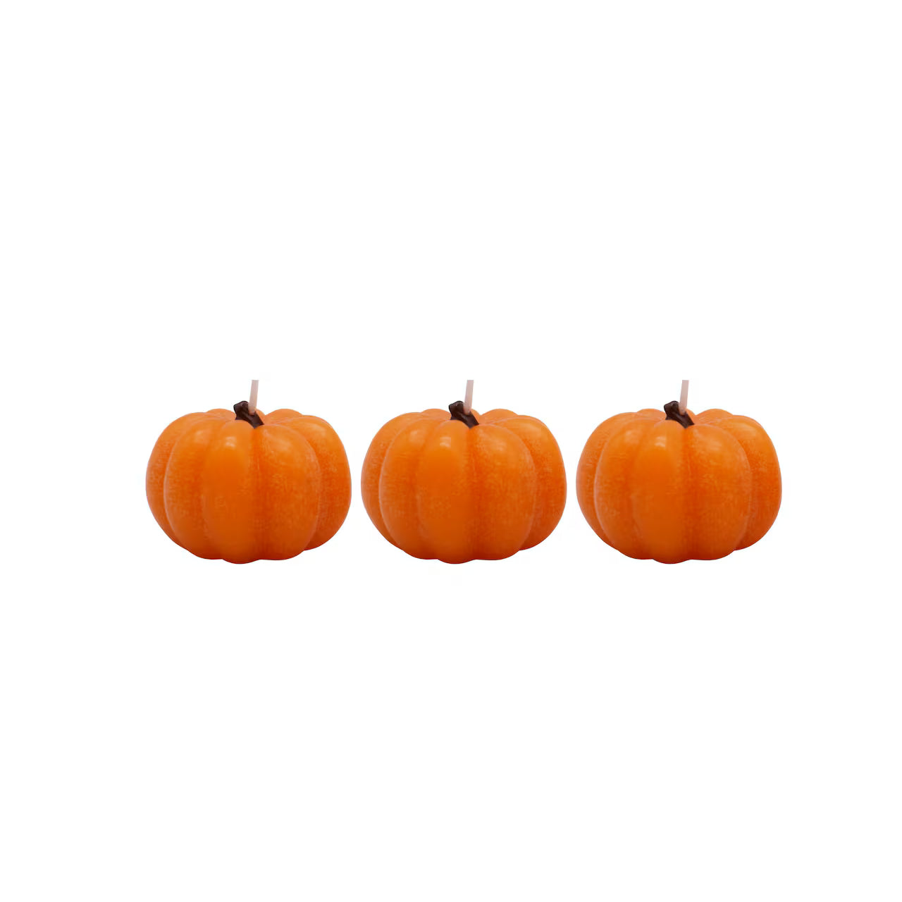 Candela tealight zucca - set da 3