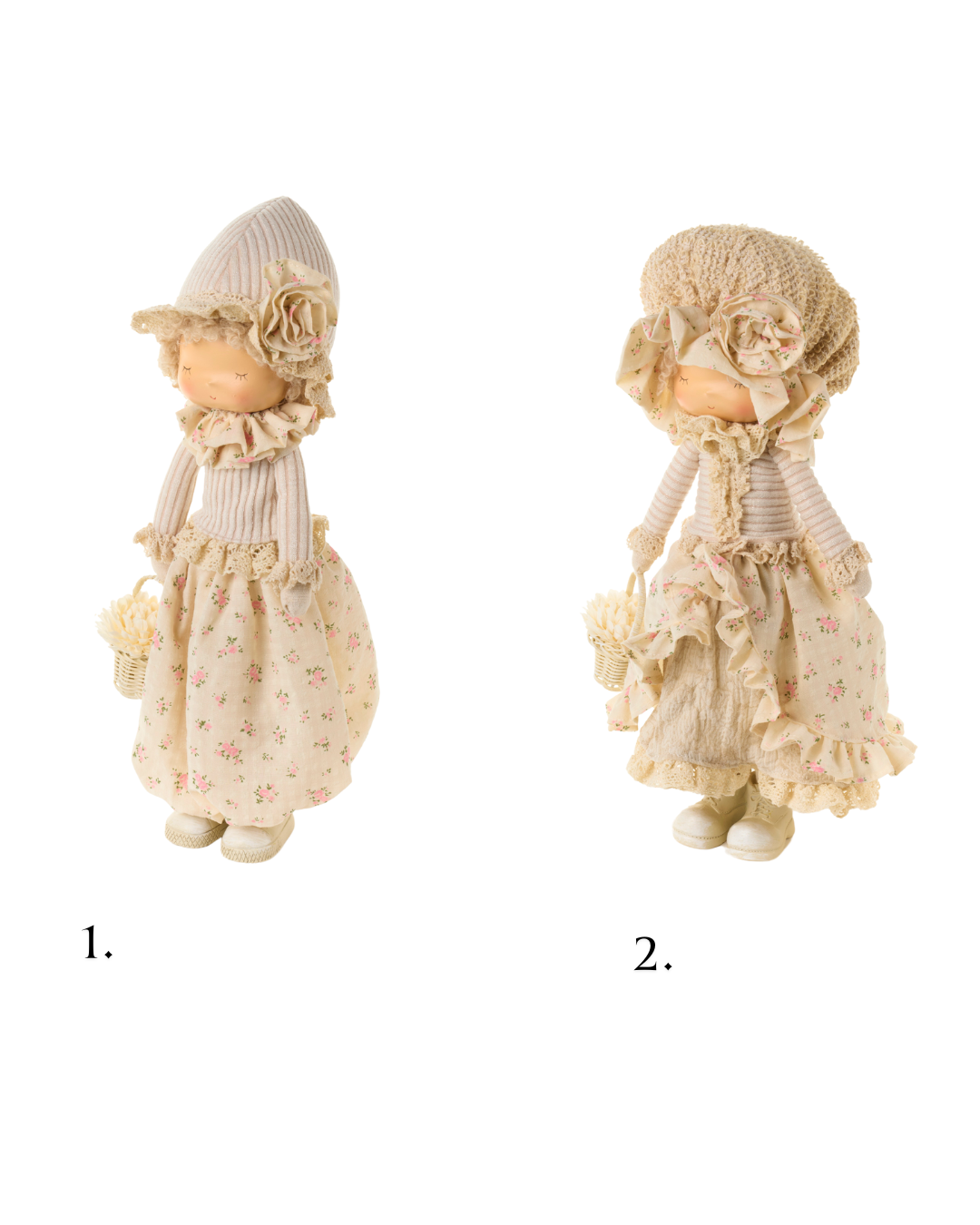 Nuvole di stoffa Bambola vestito a fiori "Flower Garden"