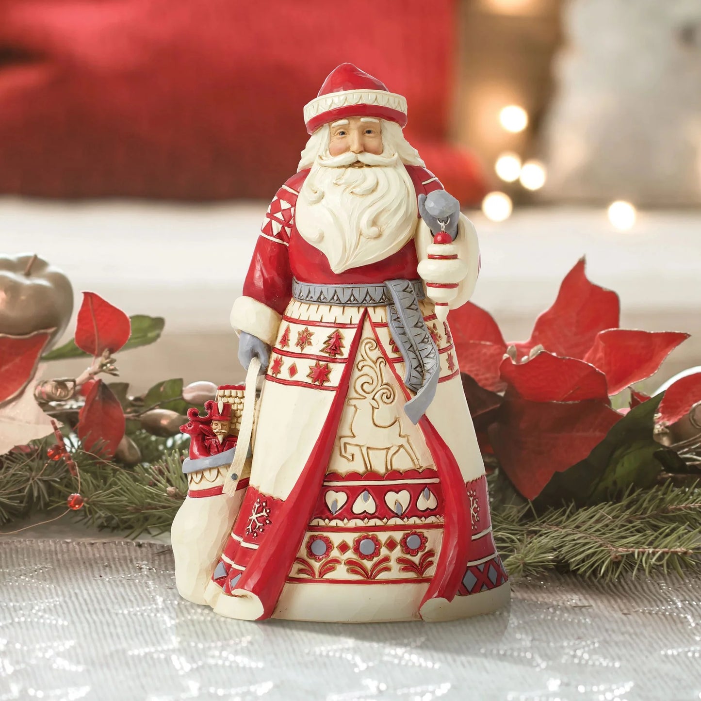 Nordic Noel Santa Figurine  –  Jim Shore Heartwood Creek