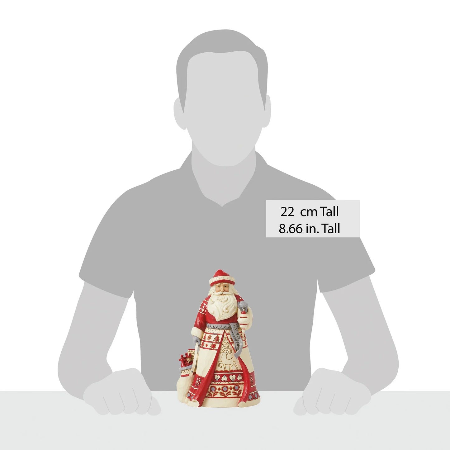 Nordic Noel Santa Figurine  –  Jim Shore Heartwood Creek