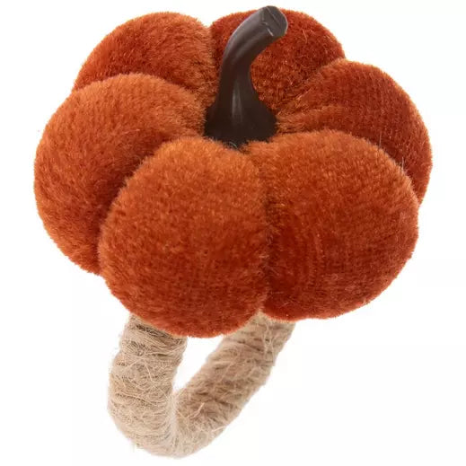 Portatovagliolo zucca velvet - set da 2