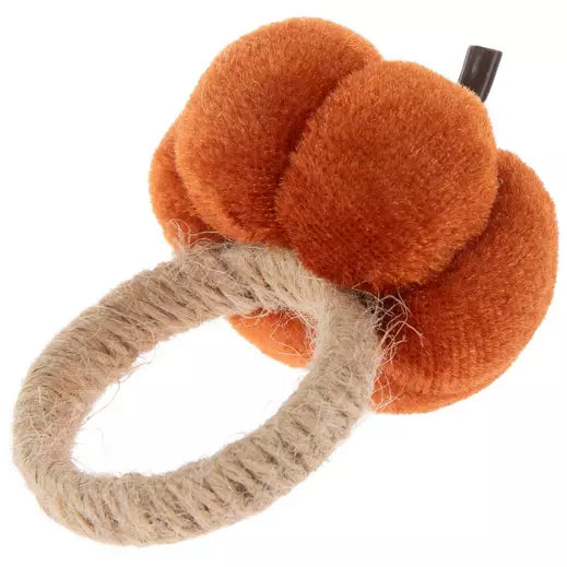 Portatovagliolo zucca velvet - set da 2