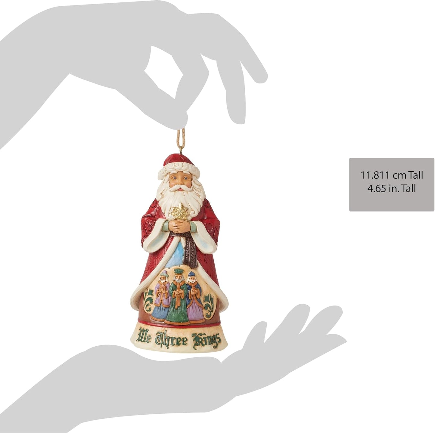We Three Kings Santa Ornament –   Jim Shore Heartwood Creek