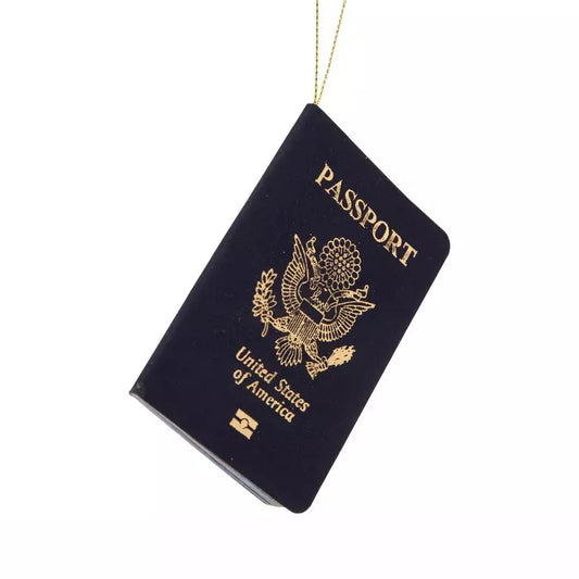Decoro albero Passaporto di Babbo Natale