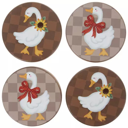 Sottobicchieri Papera - set da 4