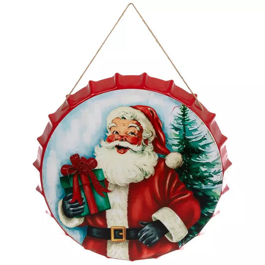 Decoro Natalizio da Parete Santa Claus
