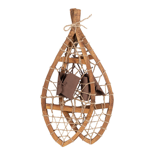 Decorazione Racchette da Neve in Legno – Clayre & Eef | Addobbo Natalizio 55 cm