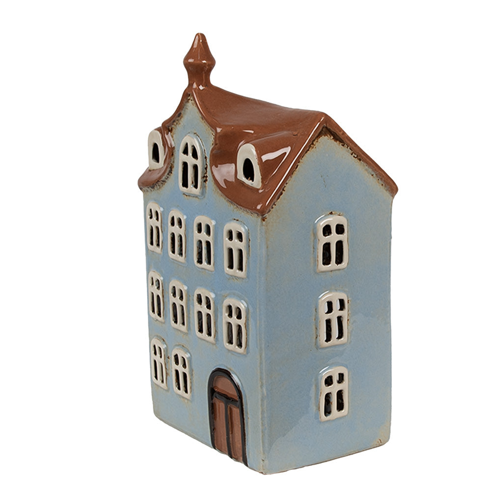 Portacandele Casetta Azzurra Clayre & Eef