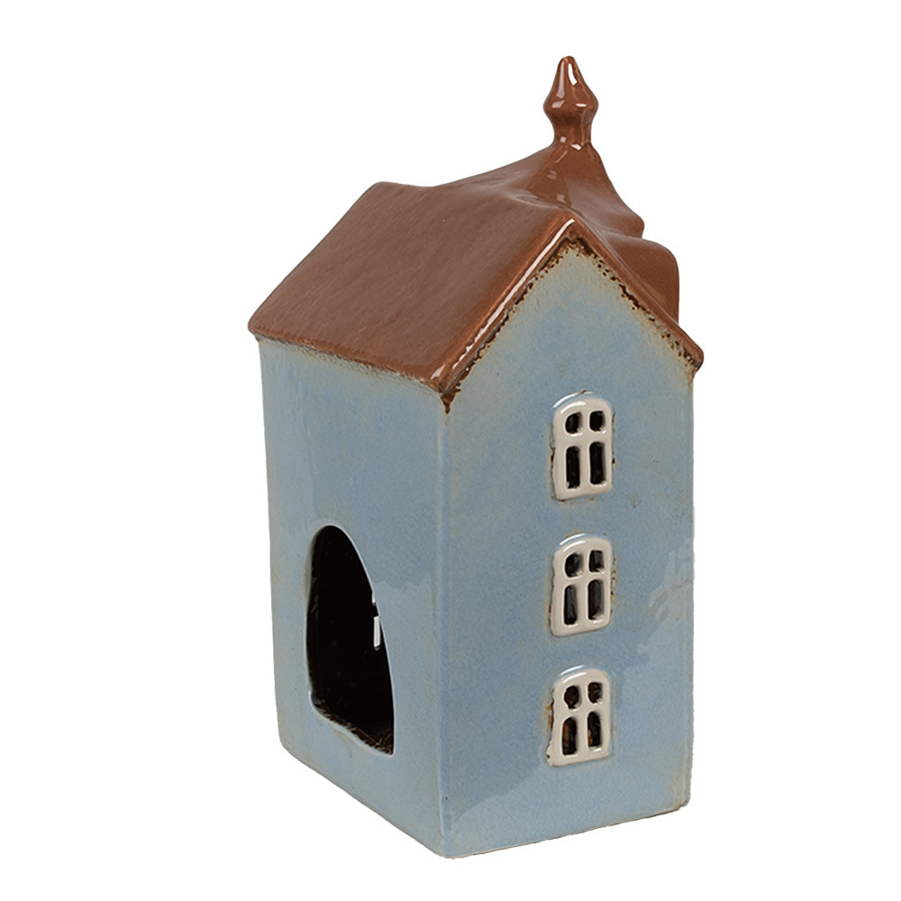 Portacandele Casetta Azzurra Clayre & Eef