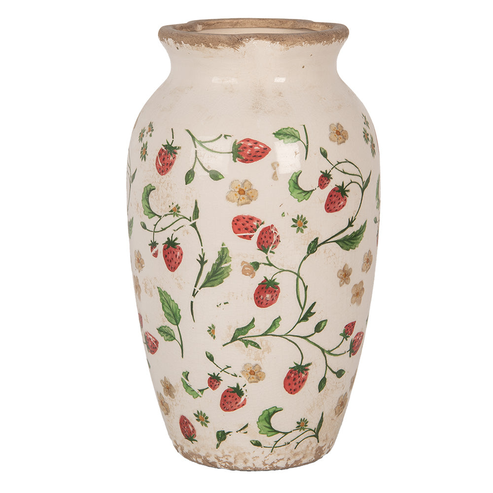 Clayre & Eef Vaso decorativo Fragole