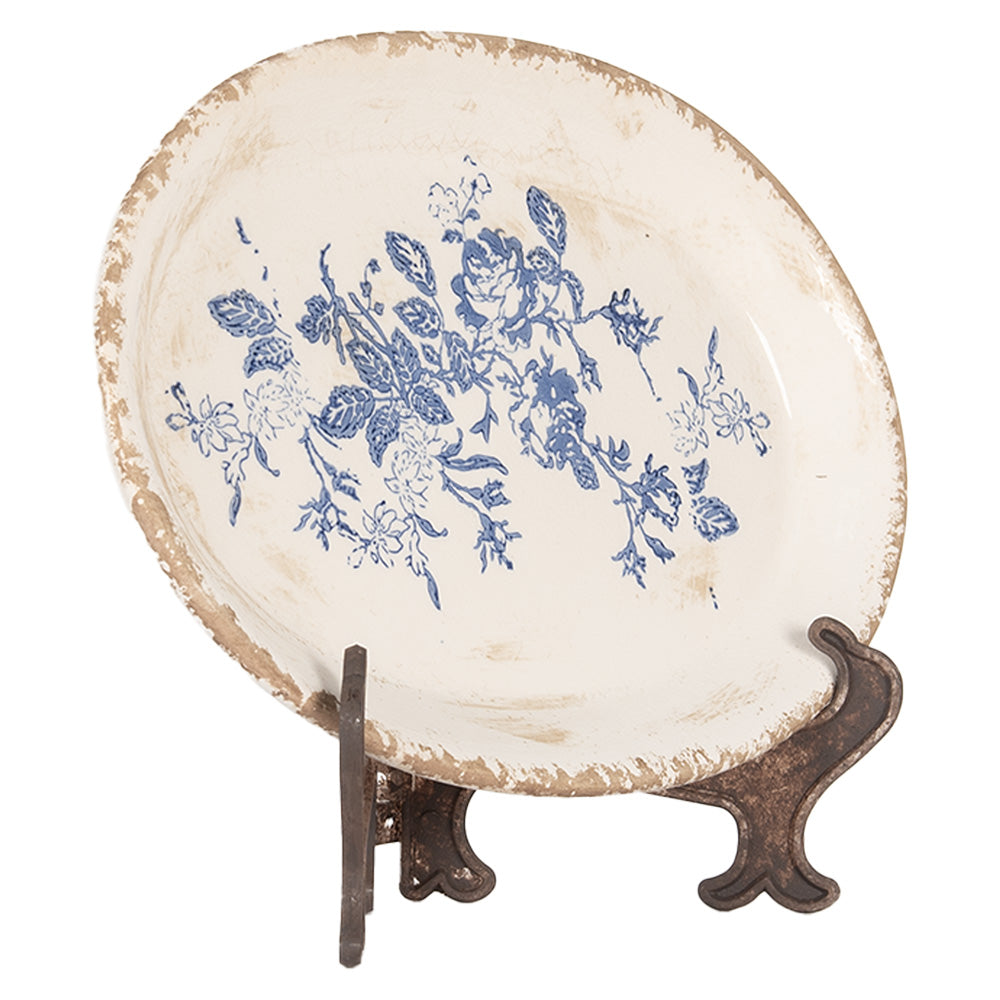Piatto decorativo in ceramica