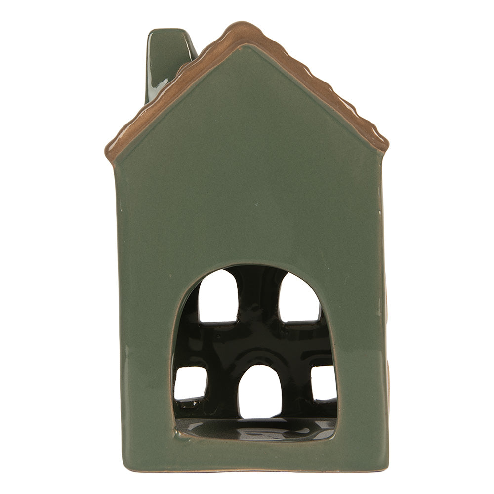 Portacandele Casetta Verde Clayre & Eef