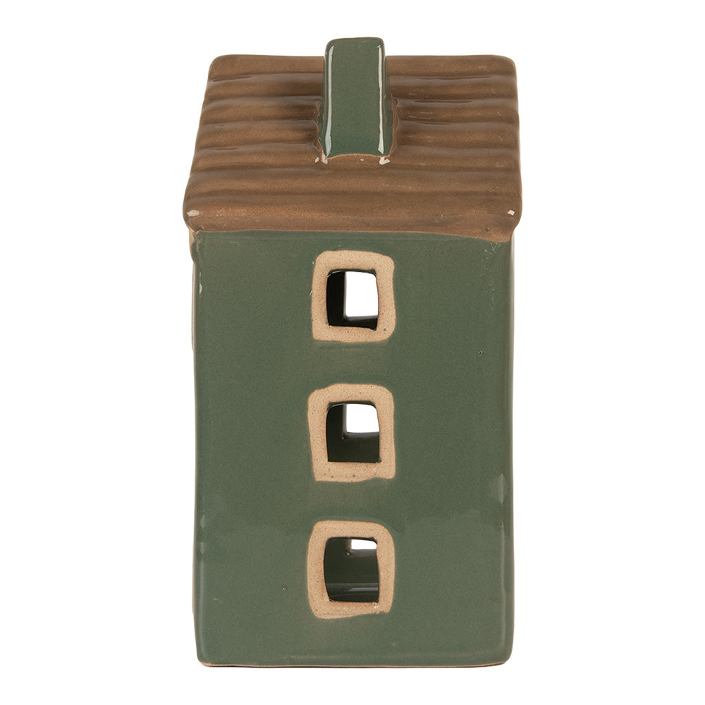 Portacandele Casetta Verde Clayre & Eef