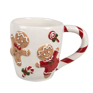 Tazza natalizia omini di pan di zenzero