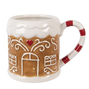 Tazza natalizia casetta di pan di zenzero