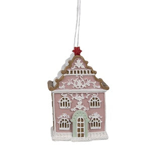 Decorazione natalizia  casetta di pan di zenzero da appendere